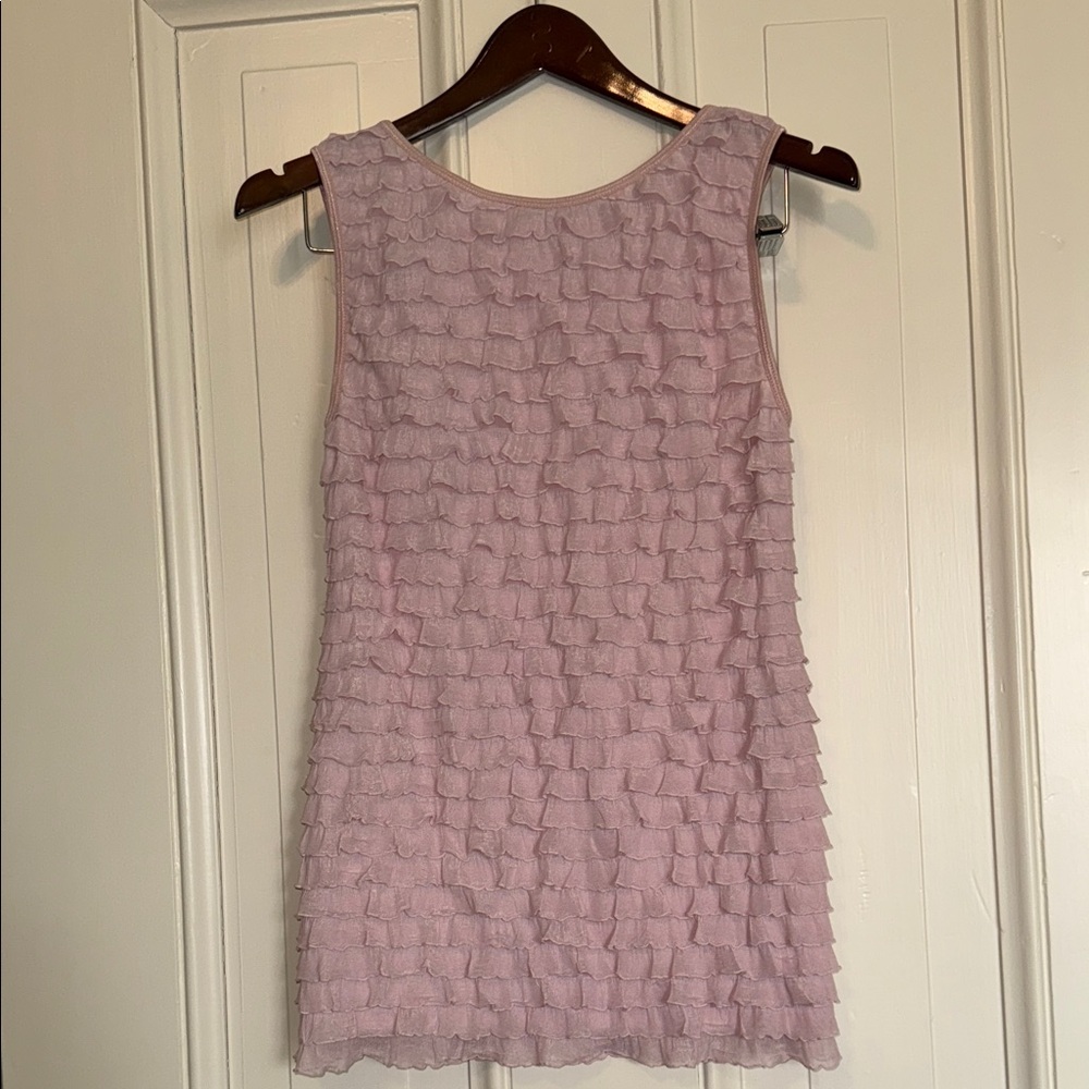 KAREN KANE Pink Sleeveless Textured Top